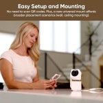 WYZE Cam Pan v4, 4K Smart Security Camera, AI Indoor/Outdoor Cameras for Home Security, Baby & Pet, Color Night Vision, 360° Pan/Tilt/8 x Digital Zoom, 2.4G & 5G, Works with Alexa & Google Assistant - Image 3