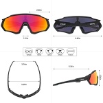 KAPVOE Cycling Glasses Polarized Sports Sunglasses MTB Mountain Bike Eyewear Men Women Road Bicycle BMX Running Fishing Golf - Image 6