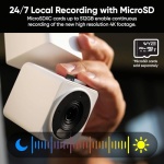 WYZE Cam Pan v4, 4K Smart Security Camera, AI Indoor/Outdoor Cameras for Home Security, Baby & Pet, Color Night Vision, 360° Pan/Tilt/8 x Digital Zoom, 2.4G & 5G, Works with Alexa & Google Assistant - Image 4