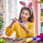 Shuttle Art 36 Colors Dual Tip Acrylic Paint Markers, Brush Tip and Fine Tip Acrylic Paint Pens for Rock Painting, Ceramic, Wood, Canvas, Plastic, Glass, Stone, Calligraphy, Card Making, DIY Crafts - Image 4