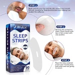 Mouth Tape, Sleep Strip Mouth Tape 90 Count (85mm X 23mm), Mouth Tape for Sleeping, Advanced Gentle Anti Snoring Devices for Less Mouth Breathing, Improve Sleep Quality & Instant Snoring Relief(1 PC) - Image 4