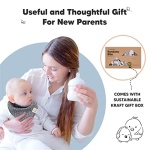 10-Pack Organic Baby Bandana Bibs - Organic Cotton Bandana Bibs for Boys, Girls - Super Absorbent Bandana Drool Bibs - Teething Bibs - Baby Bibs for Infant, Toddler (MONOS) - Image 4