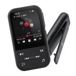 128GB MP3 Player - Clip MP3 Player with Bluetooth 5.3, Portable Music Player with FM Radio, Voice Recorder, Pedometer, Mini Design Ideal for Sport, Earphones Included (Clip Player)