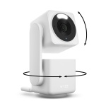 WYZE Cam Pan v4, 4K Smart Security Camera, AI Indoor/Outdoor Cameras for Home Security, Baby & Pet, Color Night Vision, 360° Pan/Tilt/8 x Digital Zoom, 2.4G & 5G, Works with Alexa & Google Assistant