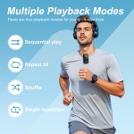 128GB MP3 Player - Clip MP3 Player with Bluetooth 5.3, Portable Music Player with FM Radio, Voice Recorder, Pedometer, Mini Design Ideal for Sport, Earphones Included (Clip Player) - Image 4