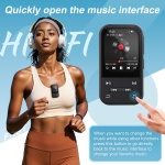 128GB MP3 Player - Clip MP3 Player with Bluetooth 5.3, Portable Music Player with FM Radio, Voice Recorder, Pedometer, Mini Design Ideal for Sport, Earphones Included (Clip Player) - Image 3