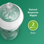 Philips Avent Natural Glass Baby Bottles with Natural Response Nipples (Slow Flow, Flow 2), 4oz, 4-Pack, SCY910/04 - Image 4