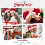 Diffy Homy Santa Hat Christmas Hat Xmas Adult Women Men Washable Fade-restant Knitted Soft Warm Long for Christmas New Year Festive Holiday Party Outdoor Winter Red - Image 7