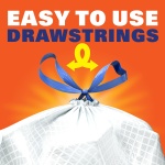 Hefty Ultra Strong Tall Kitchen Trash Bags, Lavender & Sweet Vanilla Scent, 13 Gallon, 80 Count - Image 5